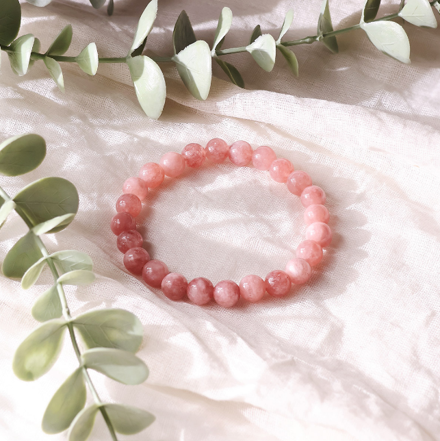 Strawberry Quartz Bracelet