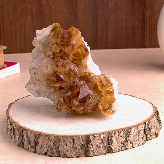Citrine Cluster Small Point HQ