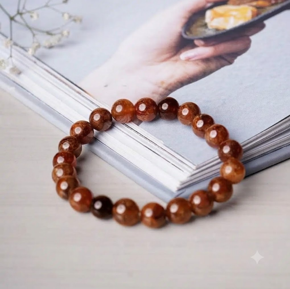 Hessonite Bracelet 8 mm