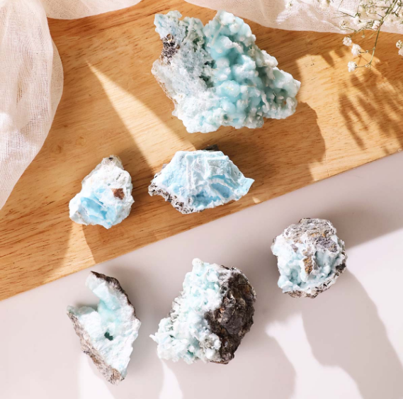 Hemimorphite Specimens Cluster