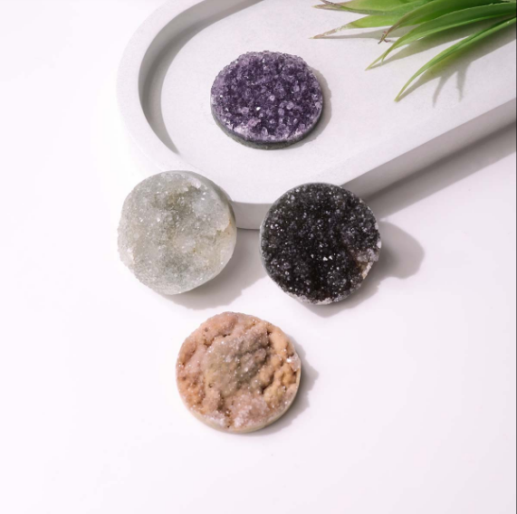 Colorful Amethyst Round Cluster