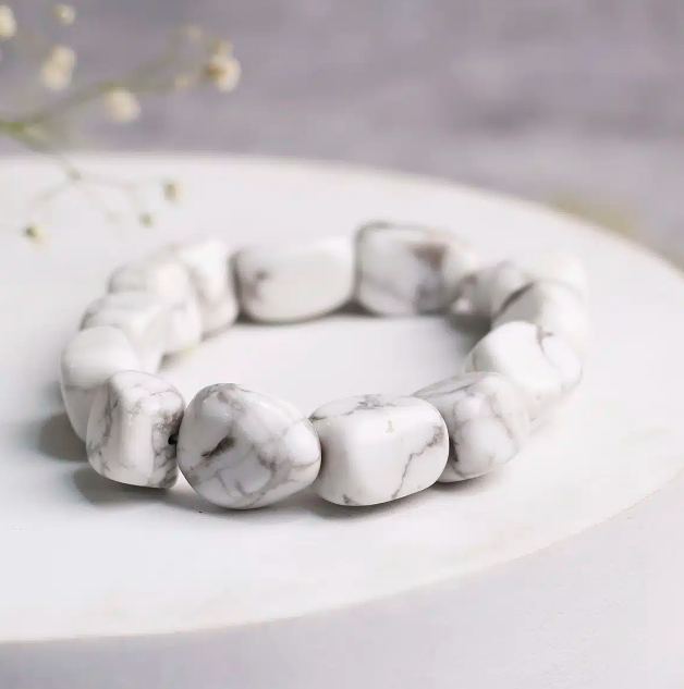 Howlite Small Tumble Bracelet
