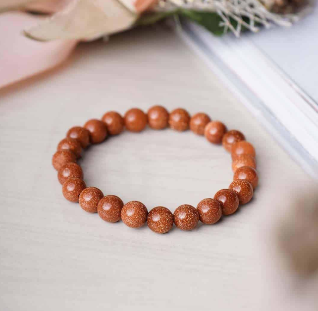 Goldstone Bracelet ( Man-Made )