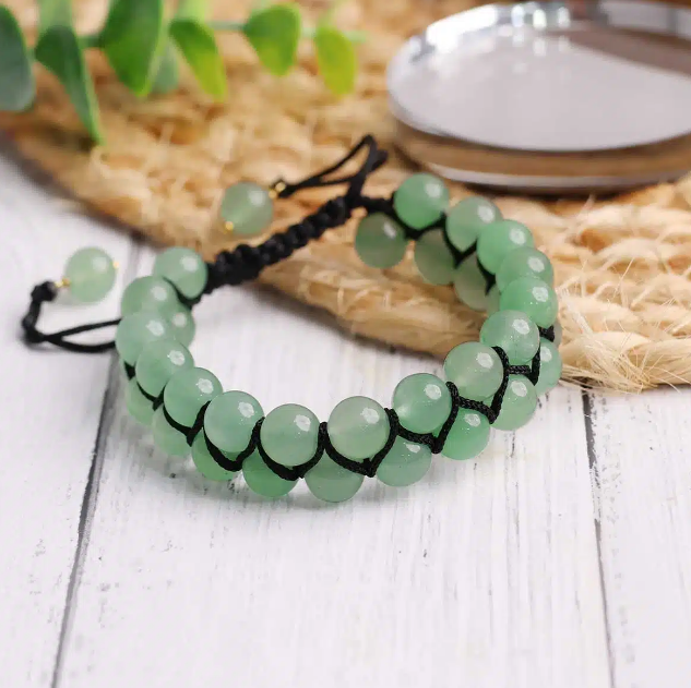 Green Aventurine Double Layered Thread Bracelet