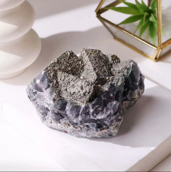 Mongolian Fluorite Cluster