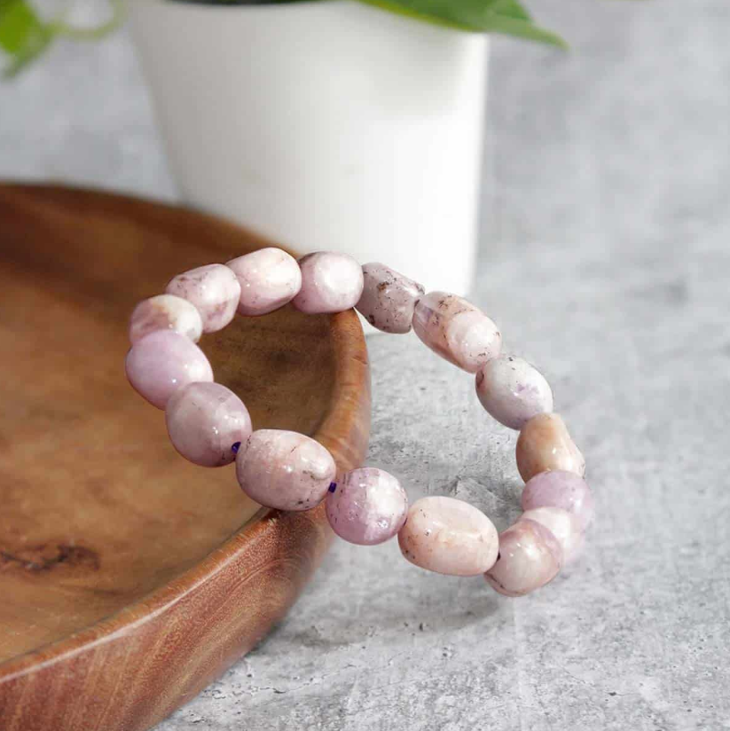 Kunzite Tumble Bracelet