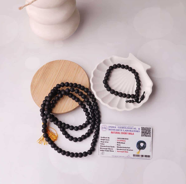 Karungali Jaap Mala and Bracelet
