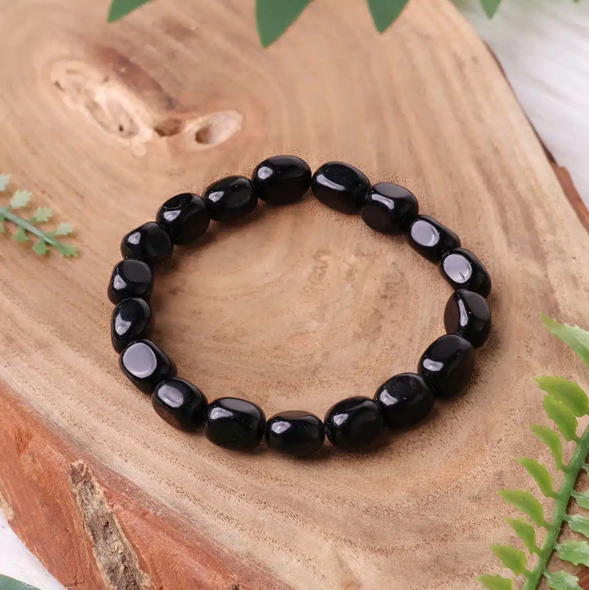 Black Obsidian Tumble Bracelet