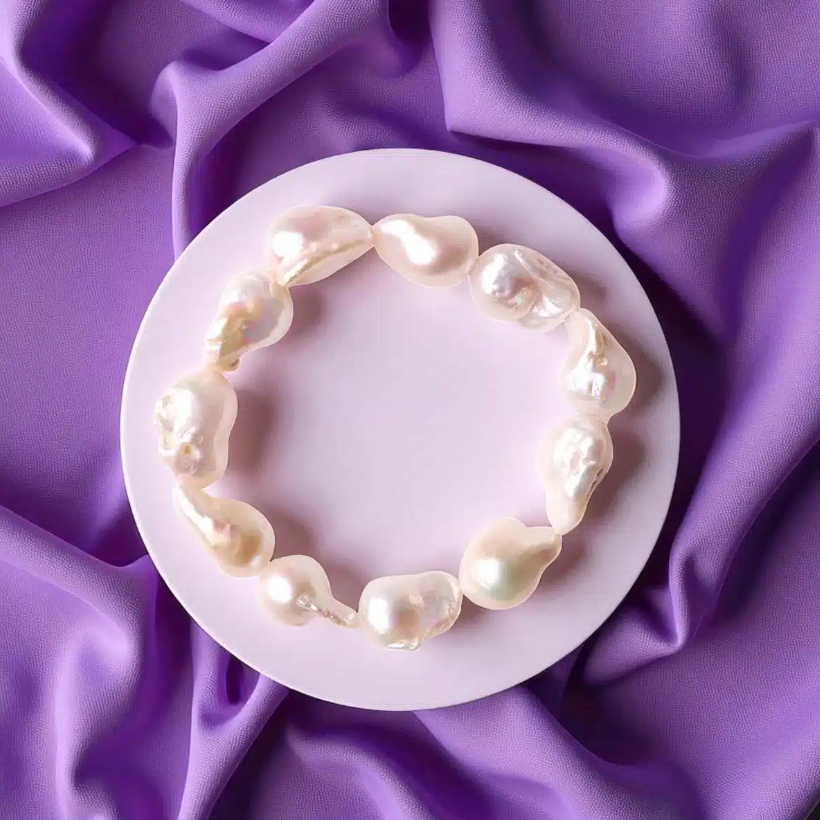 Fresh Water Pearl Unshape Tumble Bracelet