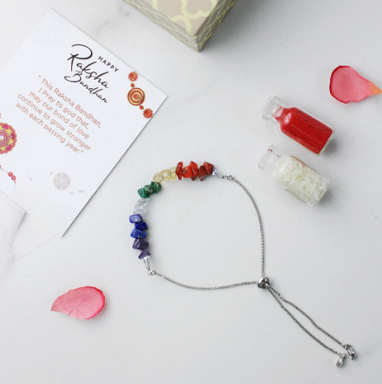 7 Chakra Chips Rakhi