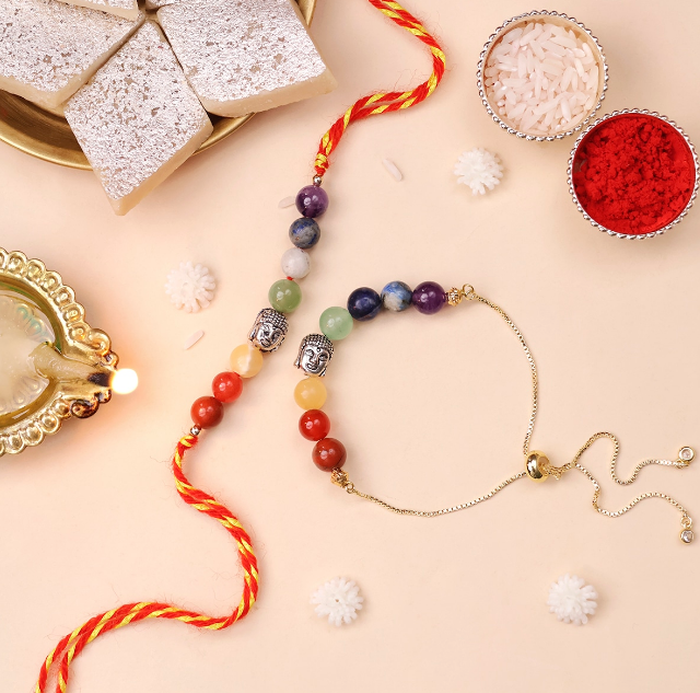7 Chakra Buddha Rakhi