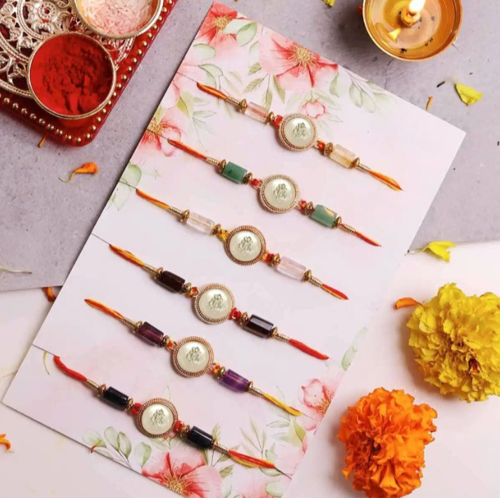 OPL Ganesha Rakhi Set