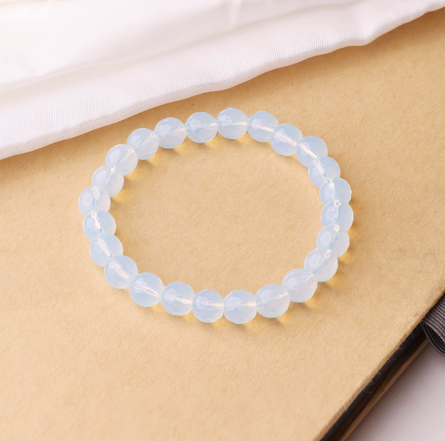 Opalite Faceted Bracelet ( Man-Made )