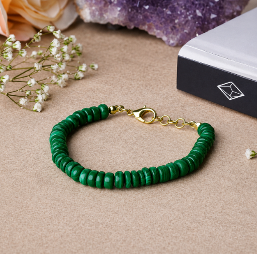 Natural Malachite Bati Bracelet