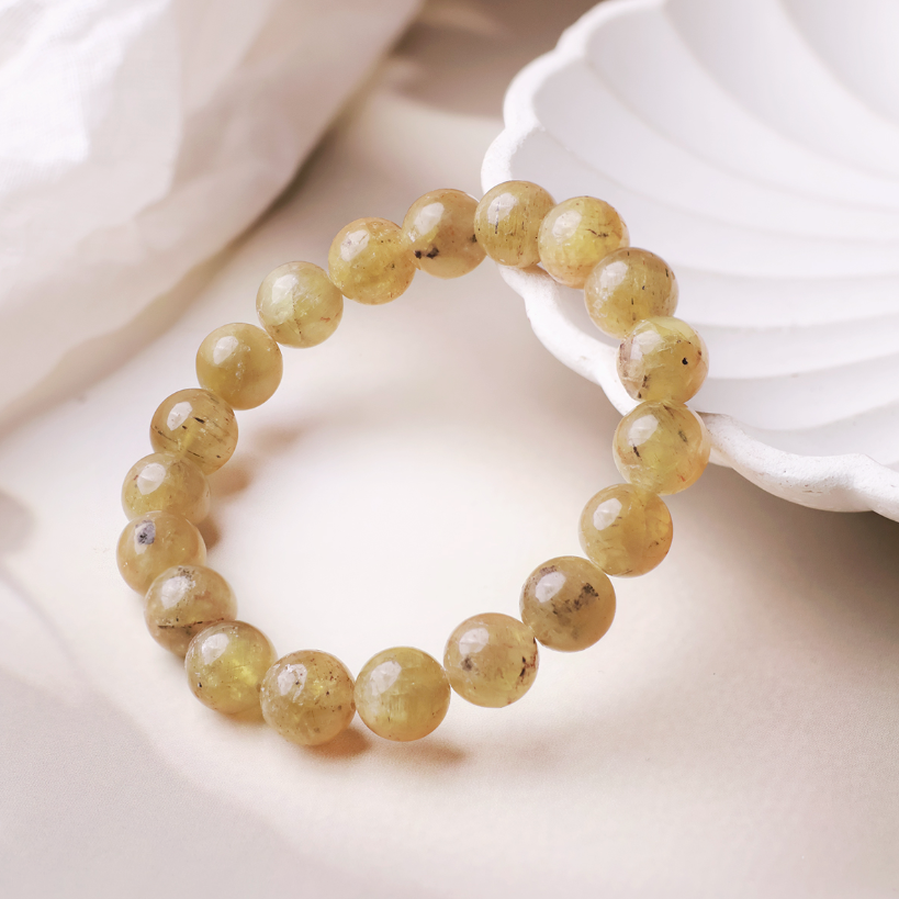 Yellow Apatite Bracelet 10 mm