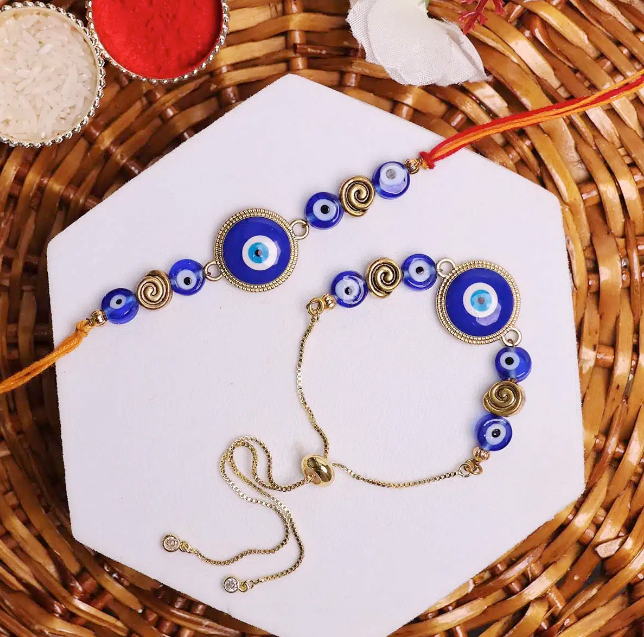 Evil Eye Big Round Rakhi