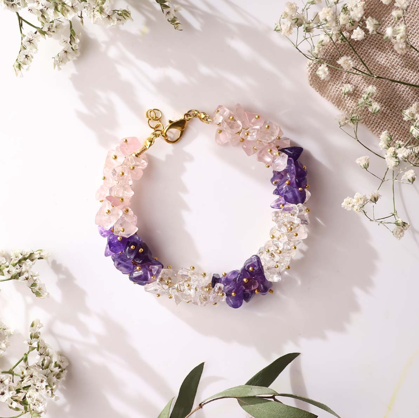 Mental Peace Chips Bunch Bracelet