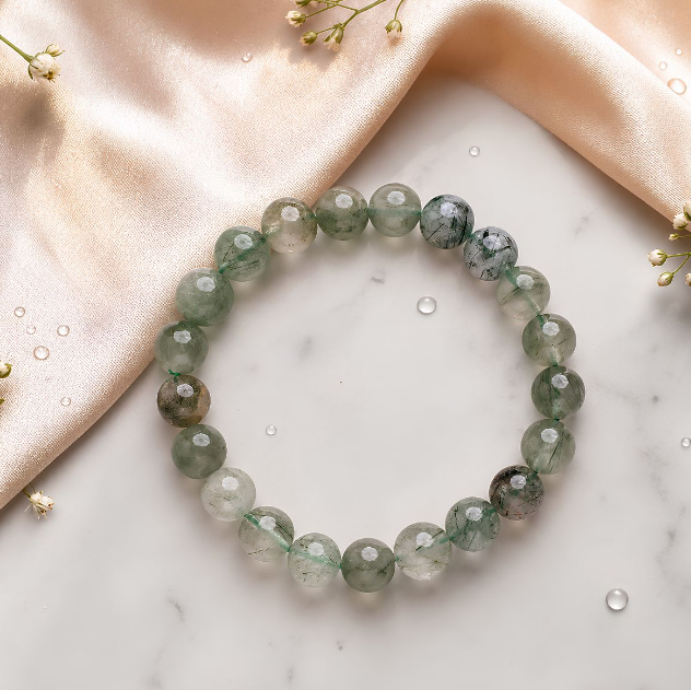 Green Rutile Bracelet