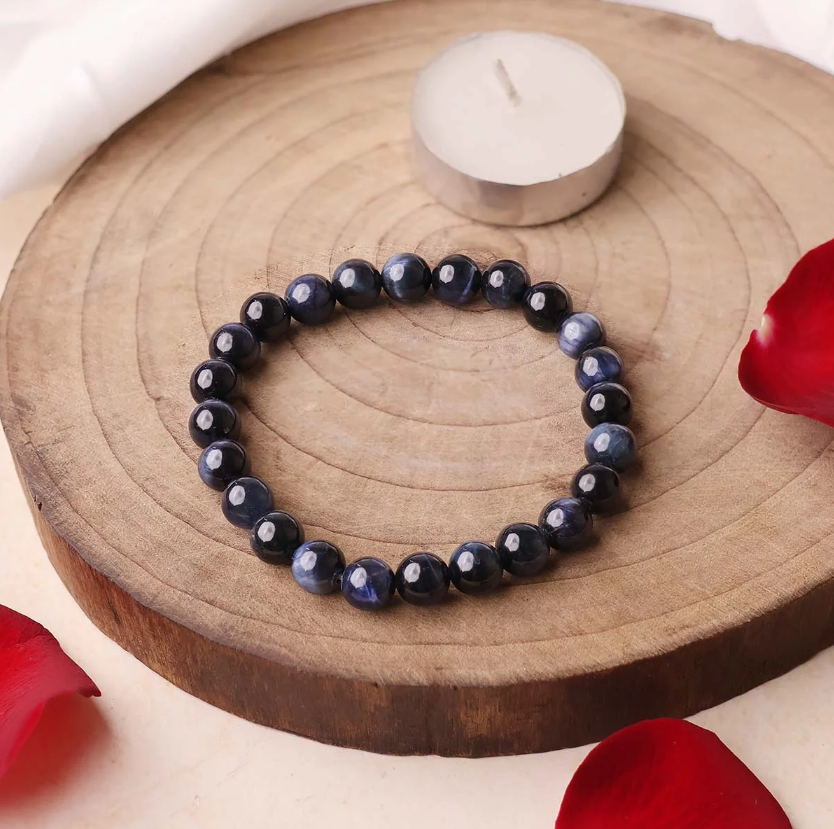 Blue Tiger Eye Bracelet