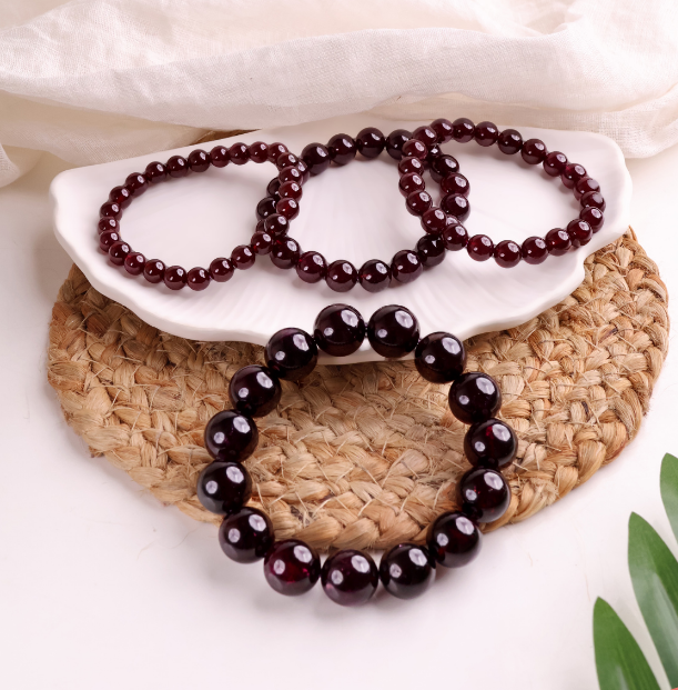 Star Garnet Bracelet AA