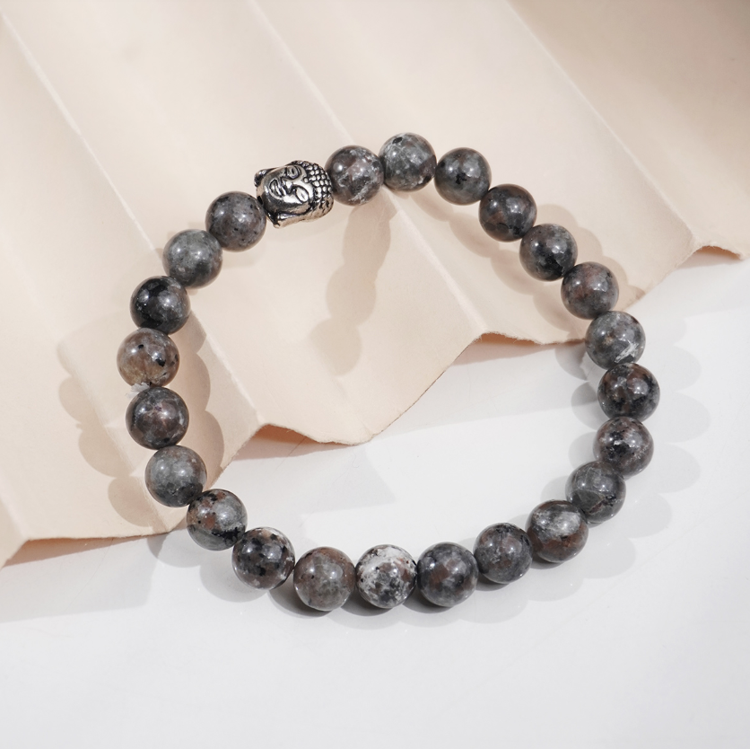 Yooperlite Buddha Bracelet 8 mm