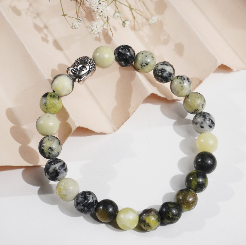 Serpentine Buddha Bracelet 8 MM