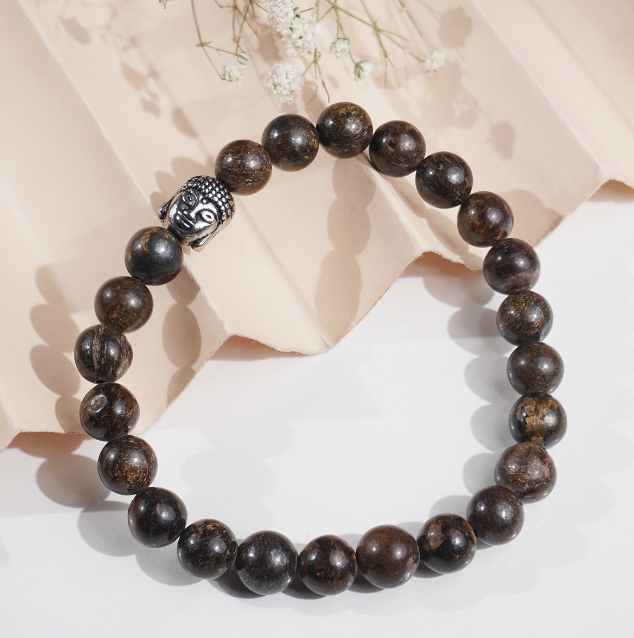 Bronzite Buddha Bracelet 8 MM