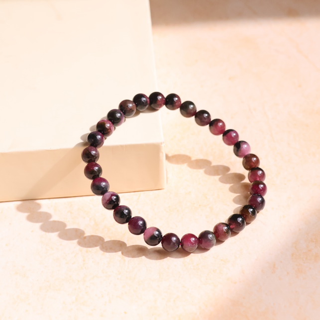 Watermelon Tourmaline Bracelet HQ