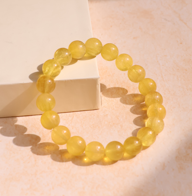 Yellow Fluorite Bracelet