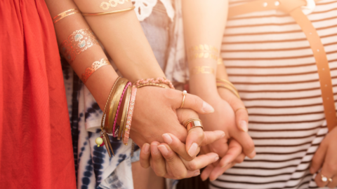 colorful crystal bracelets