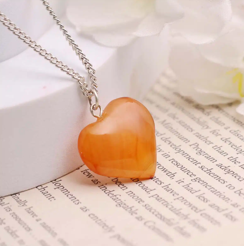 Red Carnelian Mini Heart Pendant