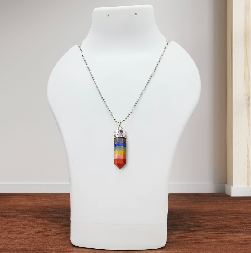 7 Chakra Pencil Pendant