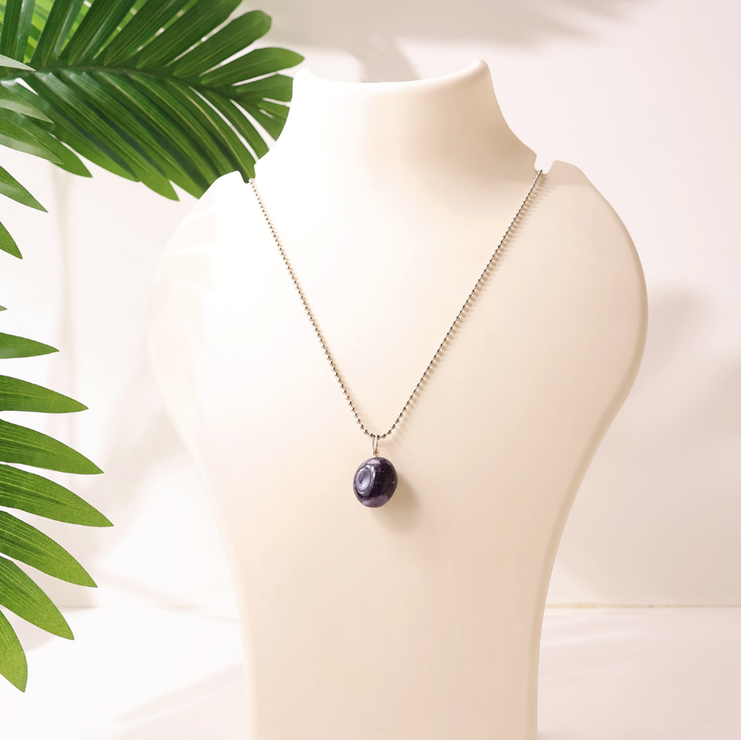 Amethyst Tumble Pendant