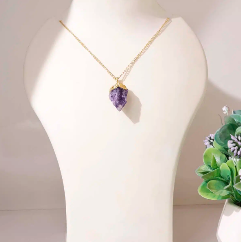 Amethyst Raw Pendant