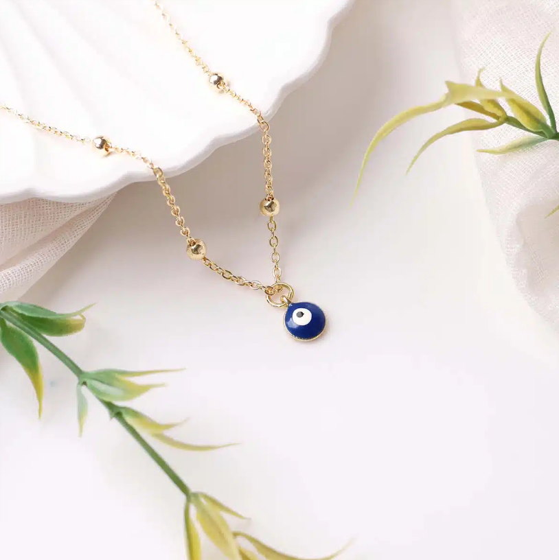 Evil Eye Mini Round Pendant