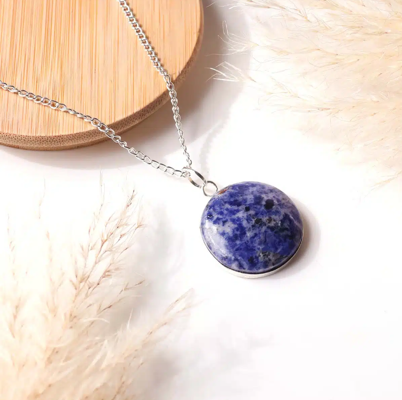 Sodalite Round Pendant