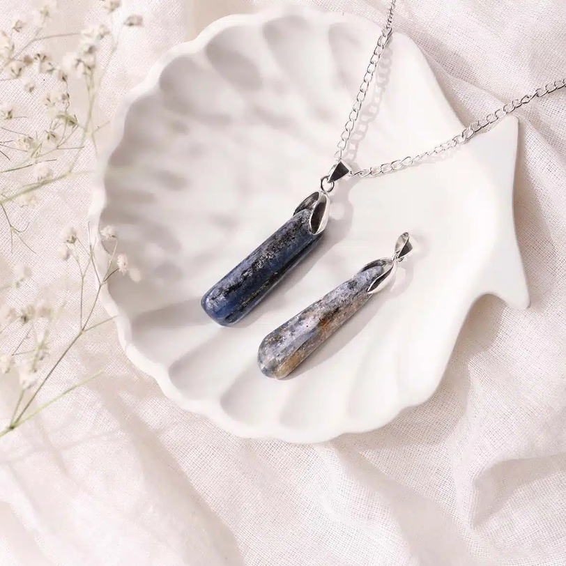 Blue Kyanite Stick Pendant