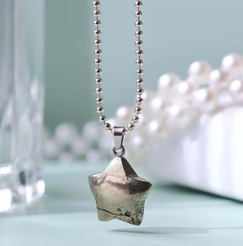 Pyrite Star Pendant