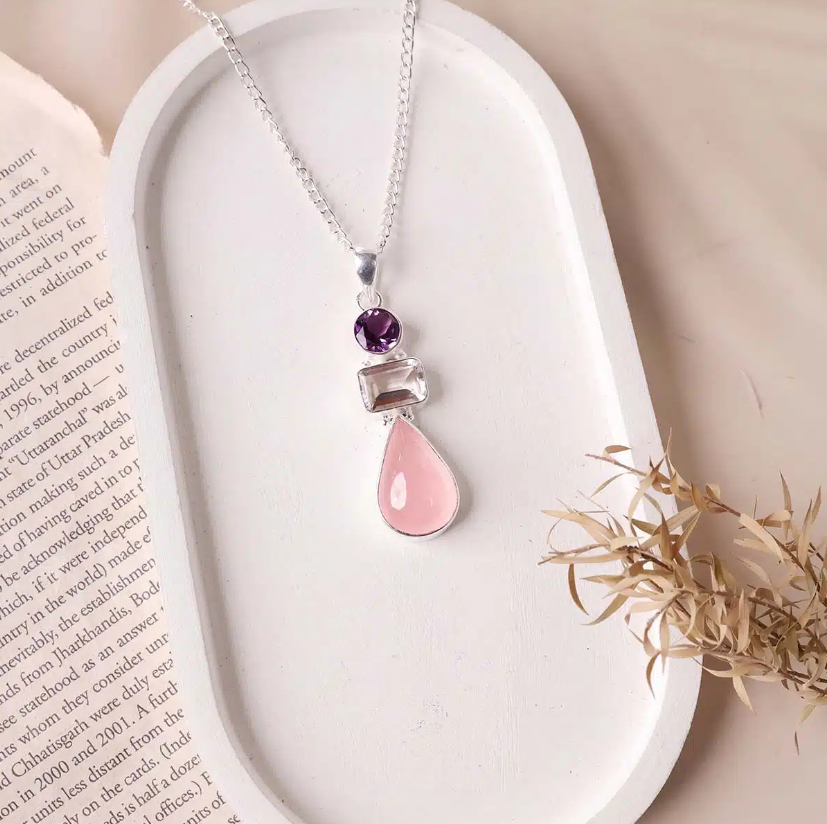 Mental Peace Pendant Silver
