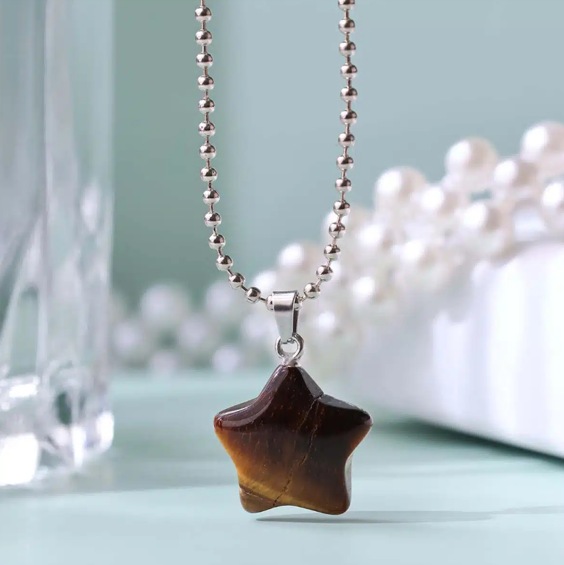 Tiger Eye Star Pendant