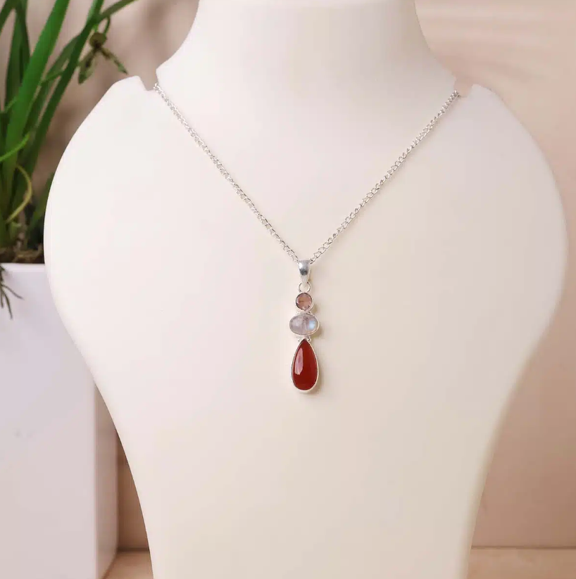 Pregnancy Pendant Silver