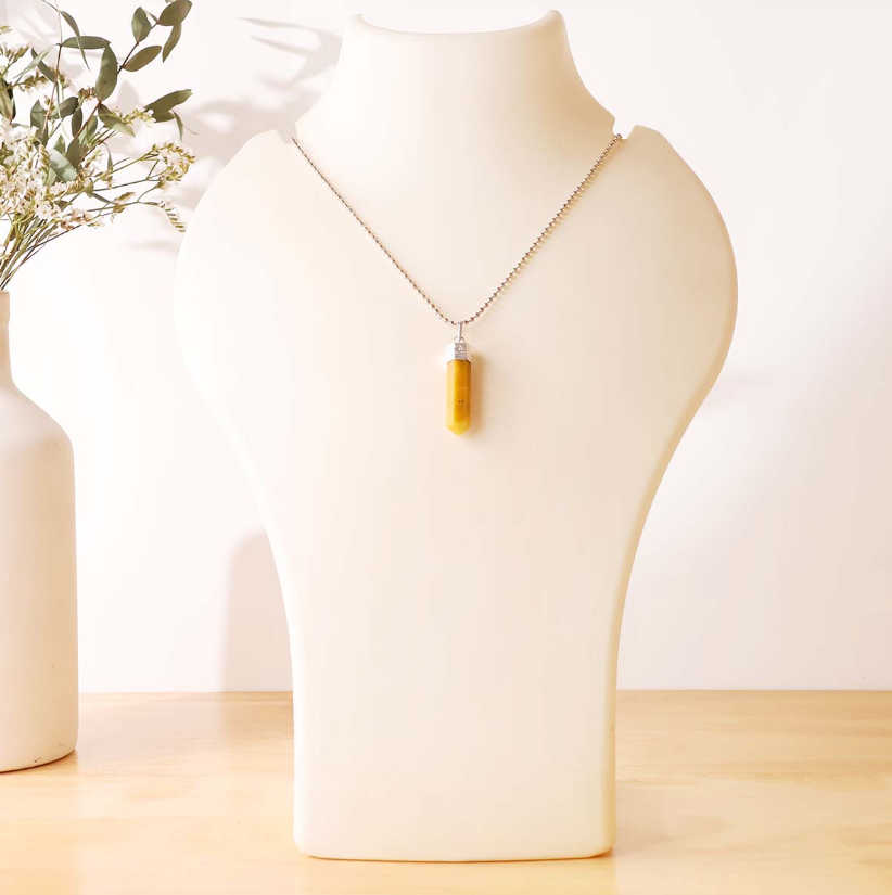 Yellow Aventurine Pencil Pendant