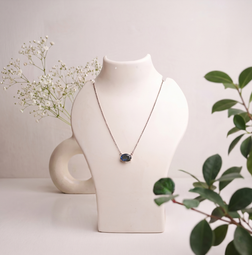 Labradorite Big Pendant Silver