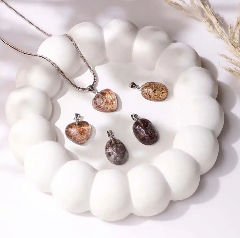 Garden Quartz Silver Pendant