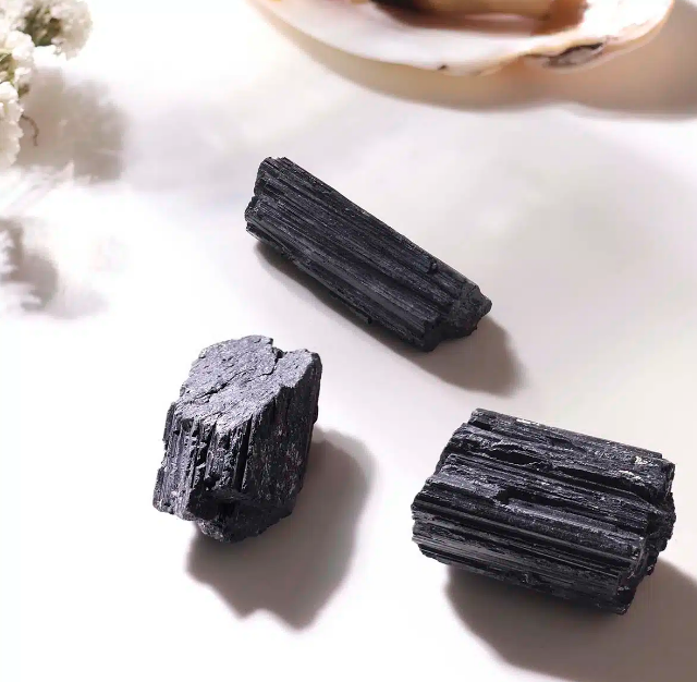 Premium Black Tourmaline Raw Stone