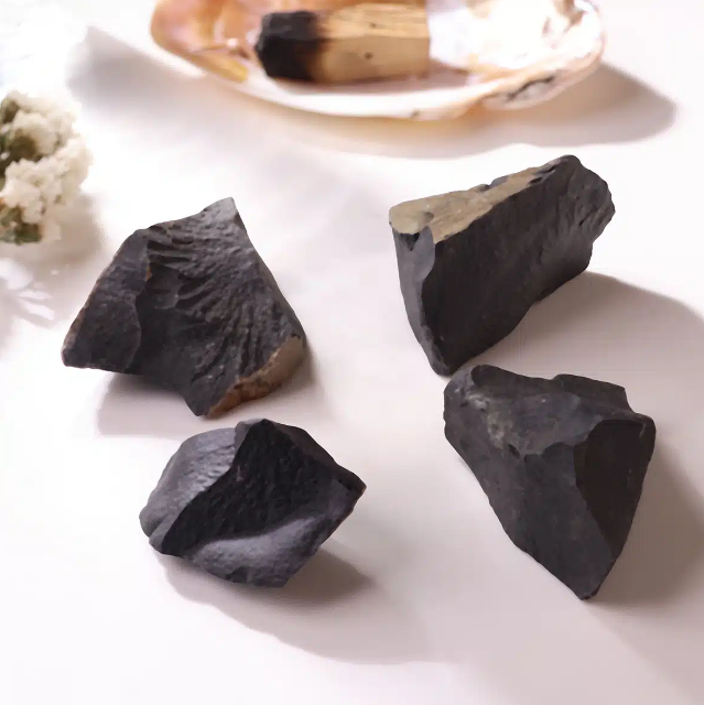 Black Agate Raw Stone