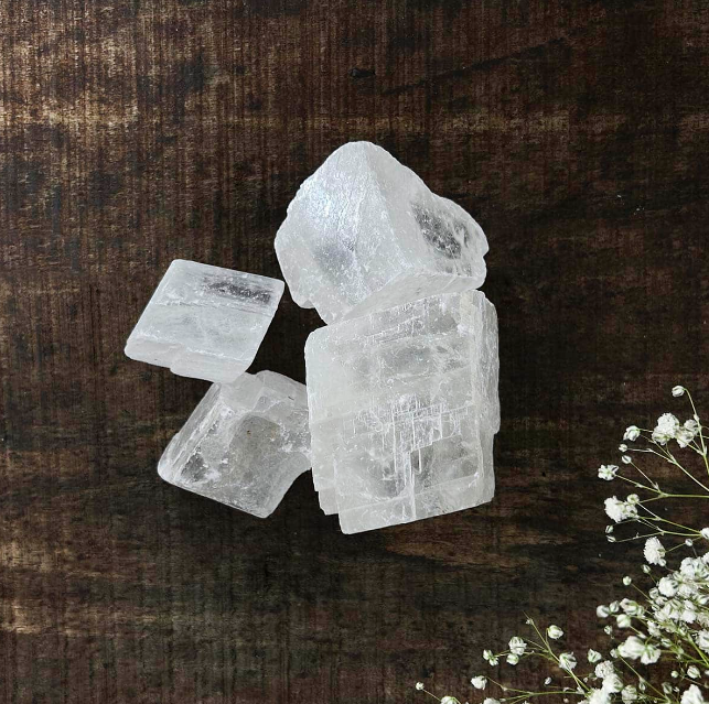 White Calcite Raw Stone