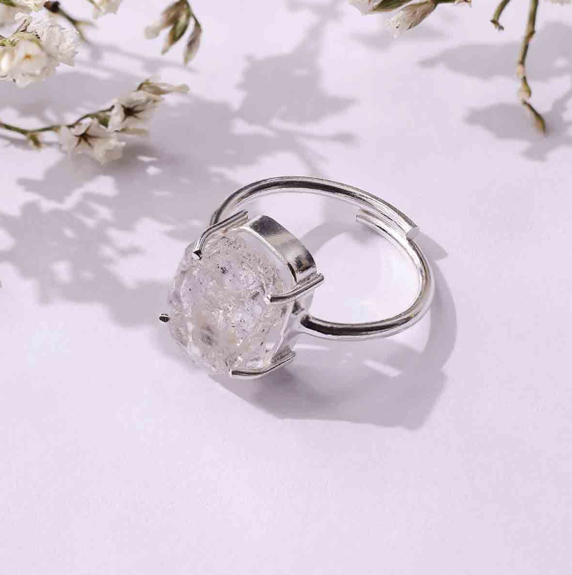 Herkimer Diamond Ring