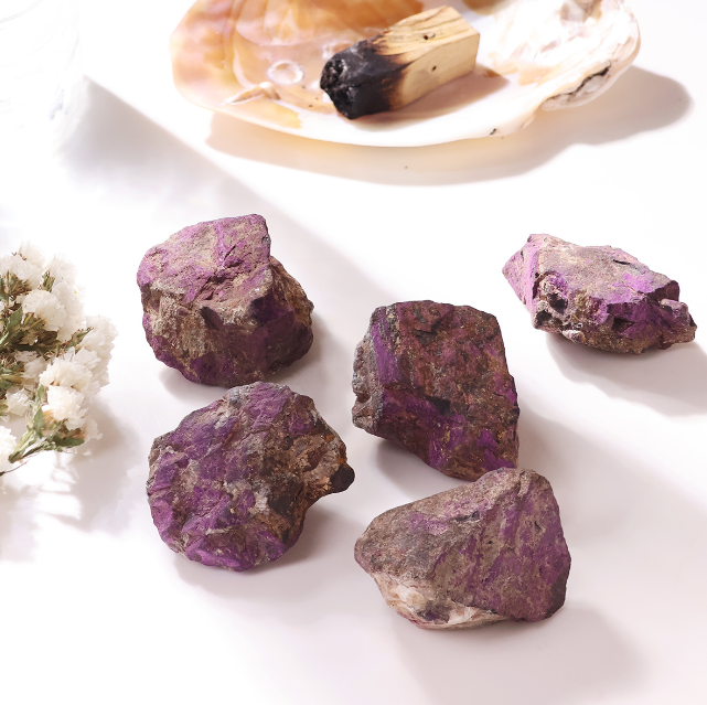 Purpurite Raw Stone