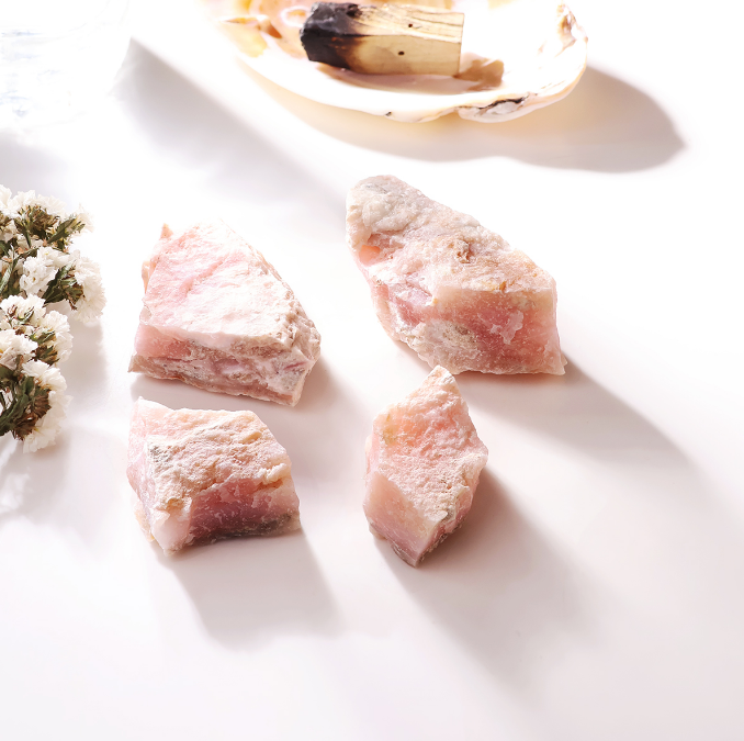Pink Opal Raw Stone